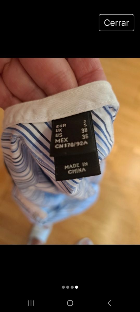 Camisa Pedro del Hierro Rayas Azul y Blanco