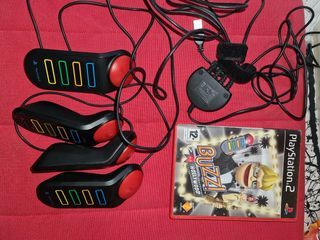 Buzz! Hollywood PS2 + 4 Mandos
