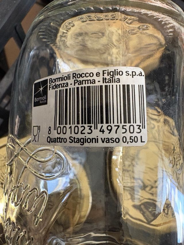 Barattoli Vetro Quattro Stagioni 0,5L
27 pz