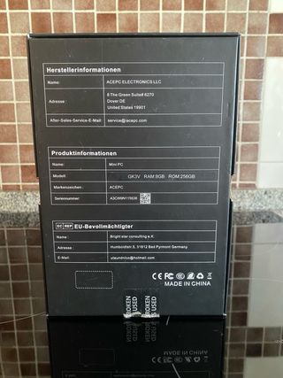 ACEPC GK3V Mini PC Intel Celeron