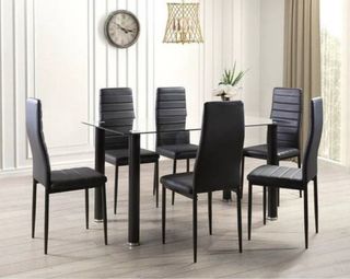 Juego de comedor con 6 sillas! NUEVO! OFERTA
