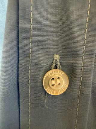 Camisa Tommy Hilfiger Azul Manga Corta