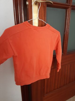 Sudadera rojo pastel.