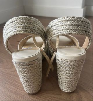 Sandalias Jimmy Choo Beige/Blanco