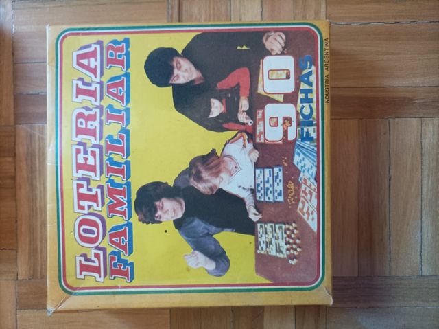 Juego de mesa Lotería Familiar Vintage