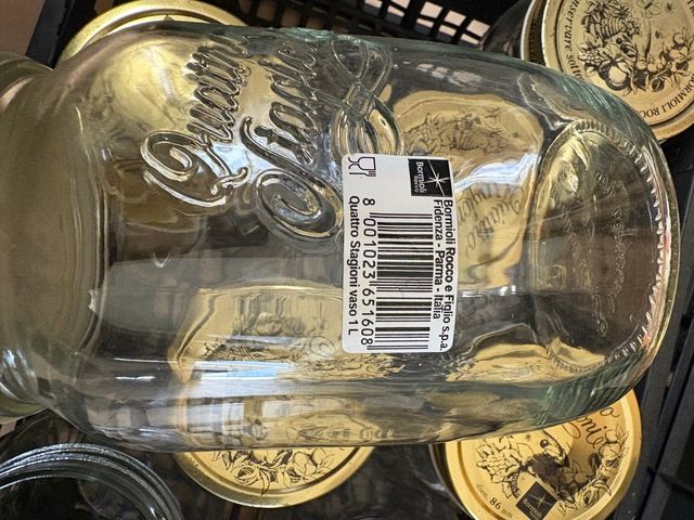 Bormioli Rocco Barattoli Vetro 1L 4 Stagioni
16 pz