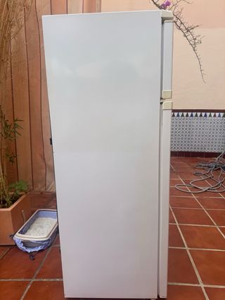 Nevera blanca bien conservada