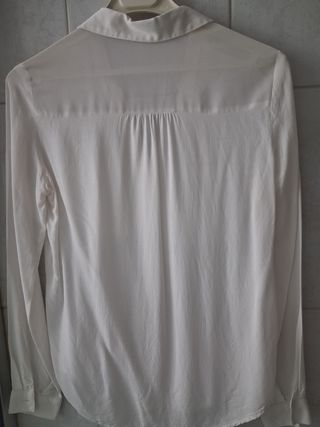 Blusa transparente Pimkie blanca mujer