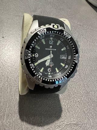 Orologio Momentum Acciaio Nero