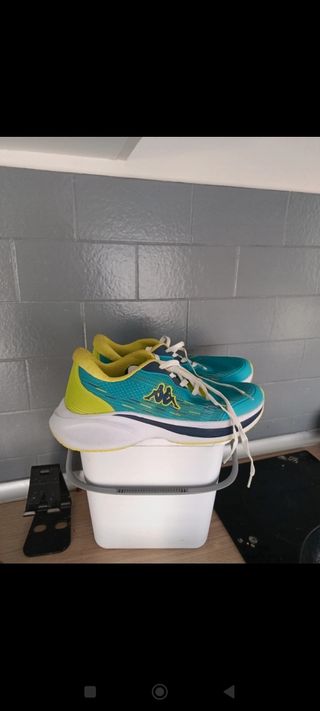 Zapatillas Kappa Teal y Amarillo
