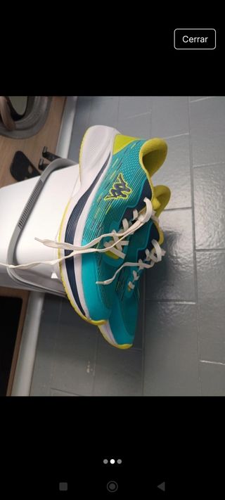 Zapatillas Kappa Teal y Amarillo
