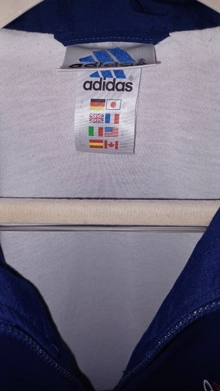 Chaqueta Adidas Vintage Azul