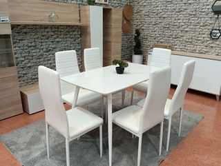Mesa de cristal templado 120cm y 140cm , Ofertón!