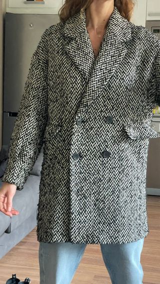 Abrigo oversize Mango