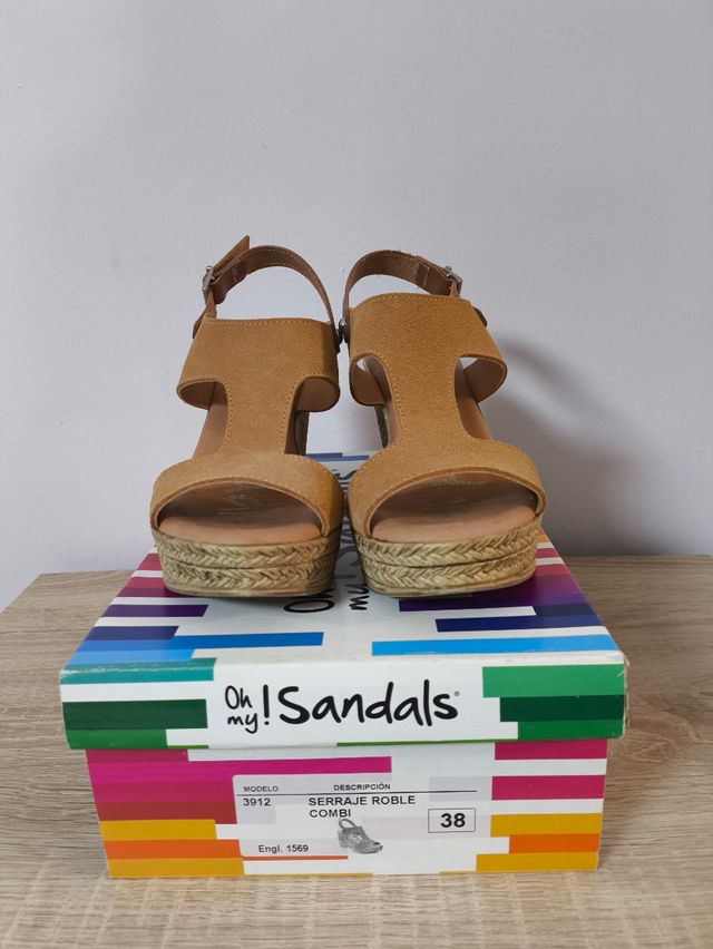 Sandalias Oh My Sandals Camel Talla 38