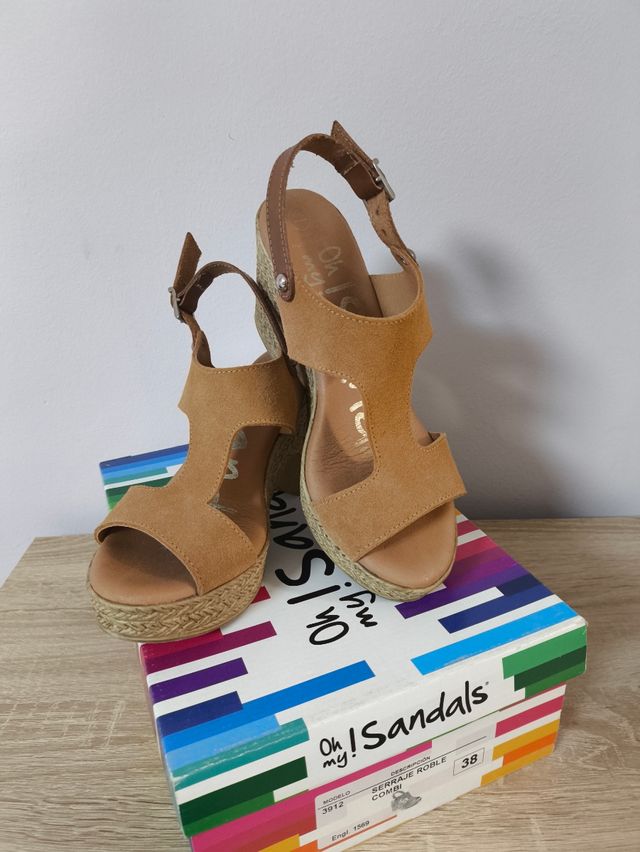 Sandalias Oh My Sandals Camel Talla 38