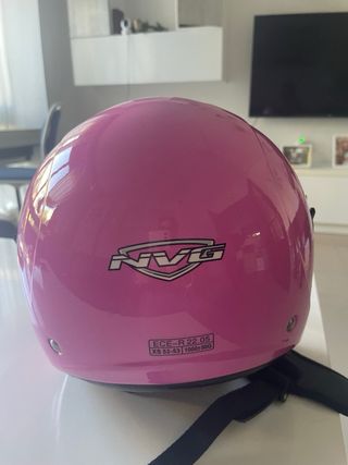 Casco rosa NVG. Como nuevo