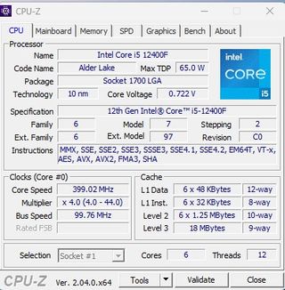 Torre Gaming MSI Intel i5 12400F RTX 3060Ti DDR5
