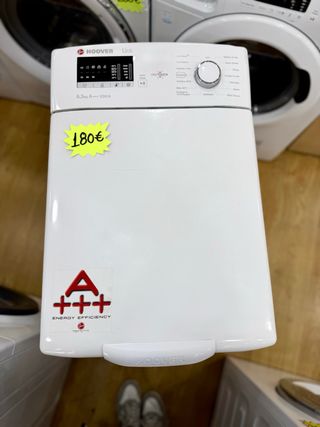 LAVADORA CARGA SUPERIOR HOOVER 6,5KG 1200RPM A+++