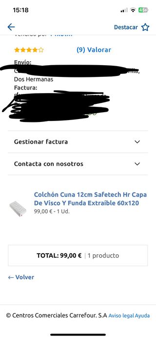 Cuna colecho sin estrenar Maisons Du Monde