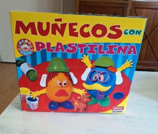 Juego Muñecos con Plastilina Dinova