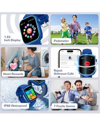 Reloj inteligente para niños azul