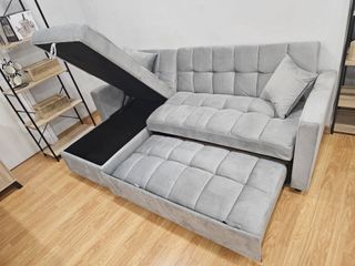 Sofá Cama Chaiselong Negro ENVIO GRATIS