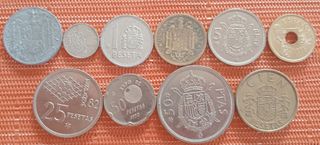 2- 10 Monedas antiguas de España