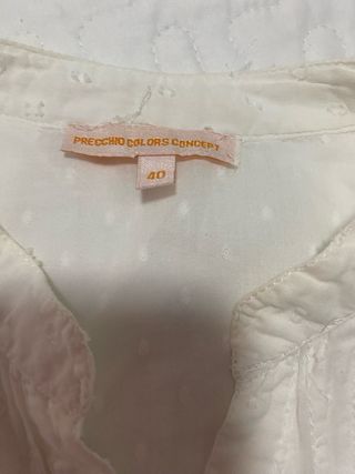 Blusa blanca sin mangas