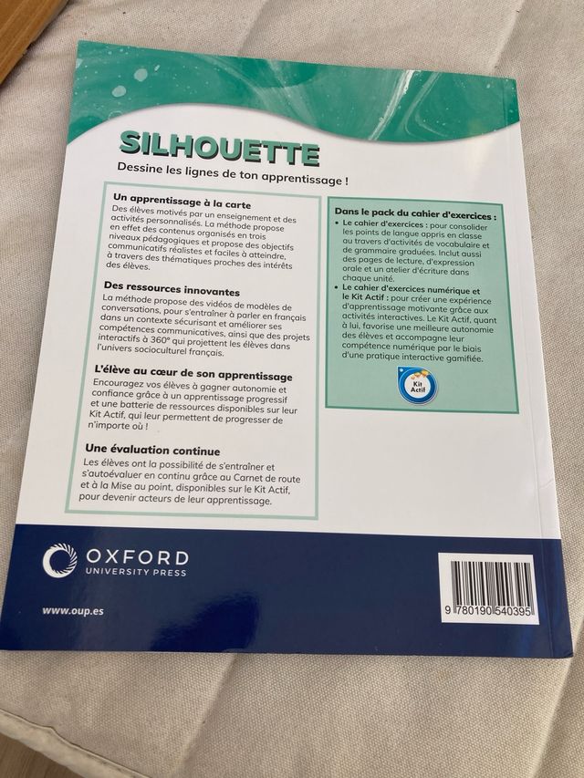 Silhouette 1. Cahier d'exercices