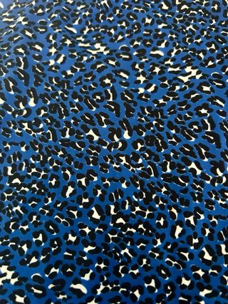 Blusa Morgan Leopardo Azul Talla L