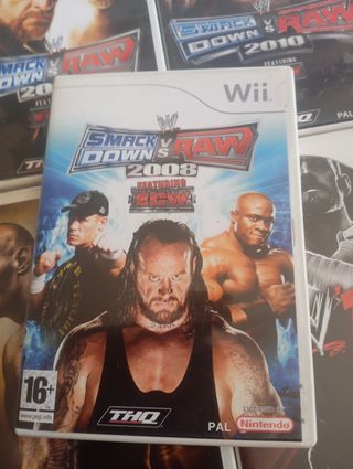 Wii Smackdown vs Raw 2008 Videojuego