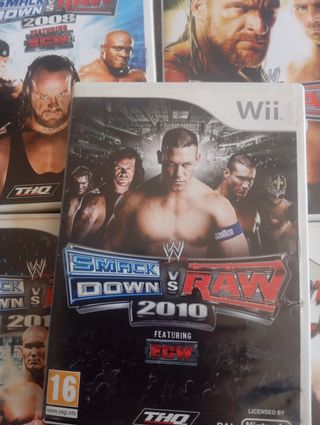 Wii Smackdown vs Raw 2008 Videojuego