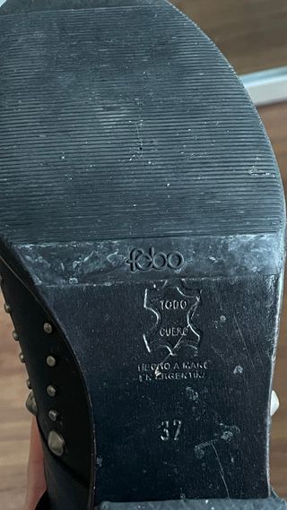Zapatos Cuero, De la Ostia Talla 37 sin uso 