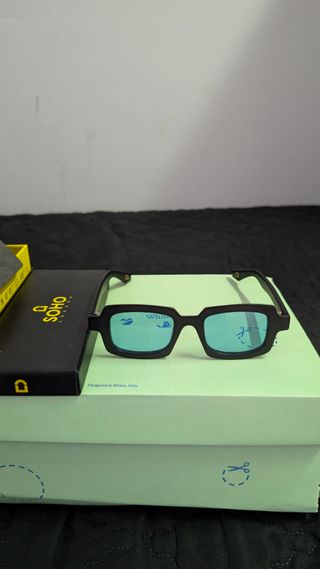 Occhiali da sole Soho London neri e blu