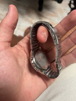 Reloj Lotus Cronógrafo Negro y Plateado