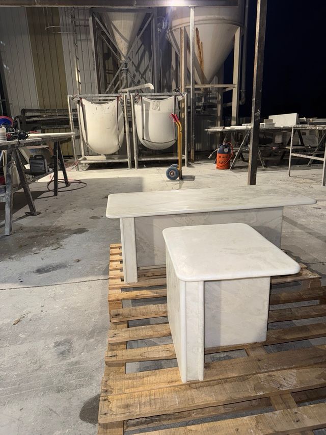 Mesa y encimera a medida