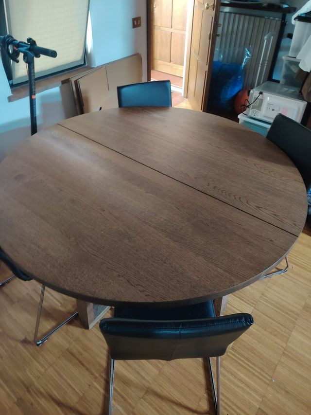 Tavolo rotondo rovere scuro Ø145 cm