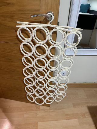 Percheros de aros Ikea blanco