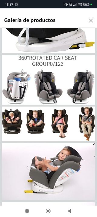 URGE!!! Silla Coche Isofix Grupo 0-1-2-3 Star Iba