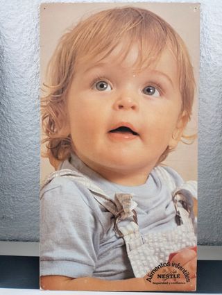Cartel Publicidad Nestlé Infantil