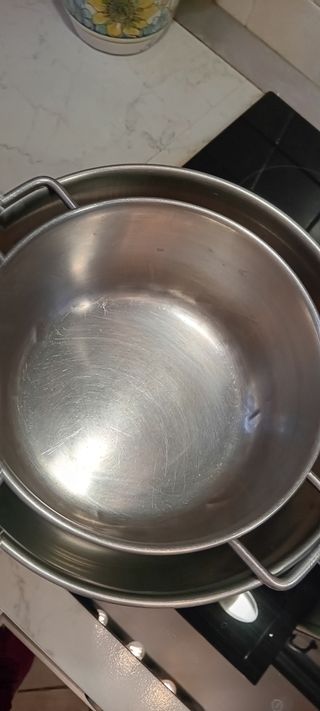 2 Pentole Acciaio Inox