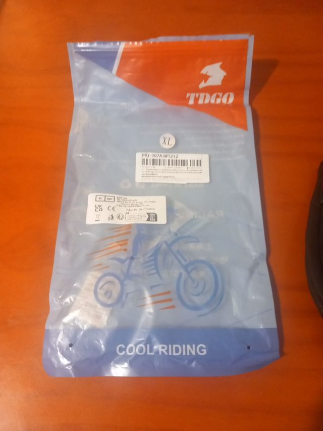 Guantes TDGO negros sin dedos