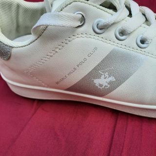 Scarpe Polo Club pelle bianca nr 37