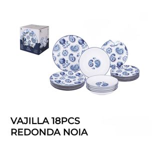 Vajilla 18 piezas Santa Clara Noia