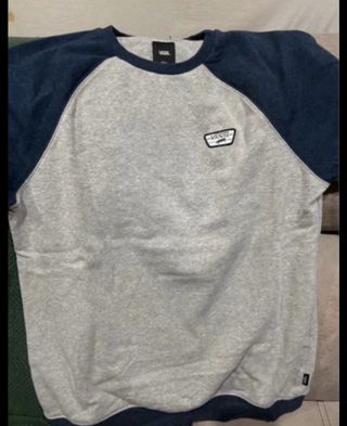 Sudadera Vans Gris y Azul