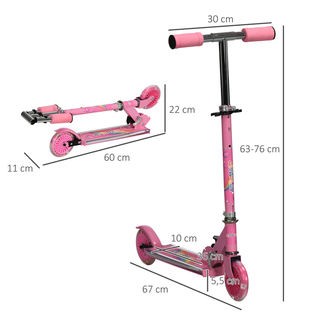 Patinete Infantil Plegable  Carga 50kg