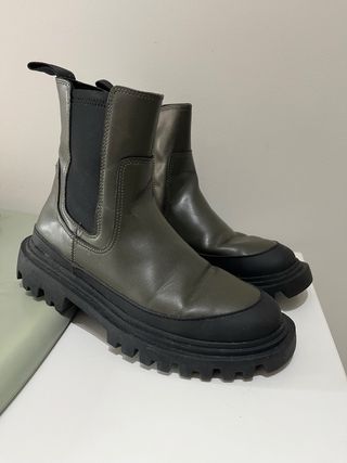 Botines Zara Verde Oliva
