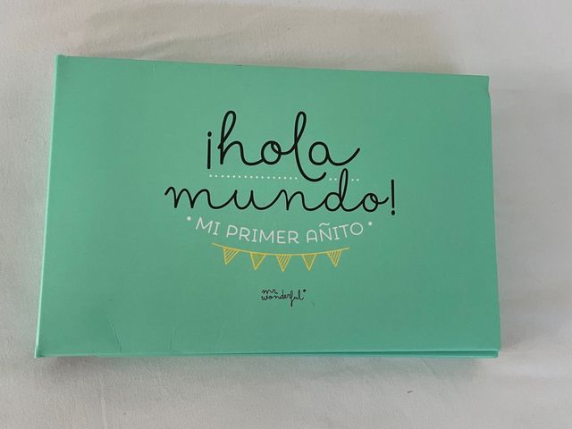 Libro  album recuerdos bebé, Mi primer añito