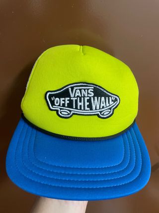 Gorra Vans Off The Wall Azul y Verde